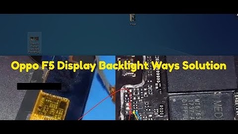 How to Fix Oppo F5 Display backlight Problem Solution Jumper Ways By GSM Free Equipment