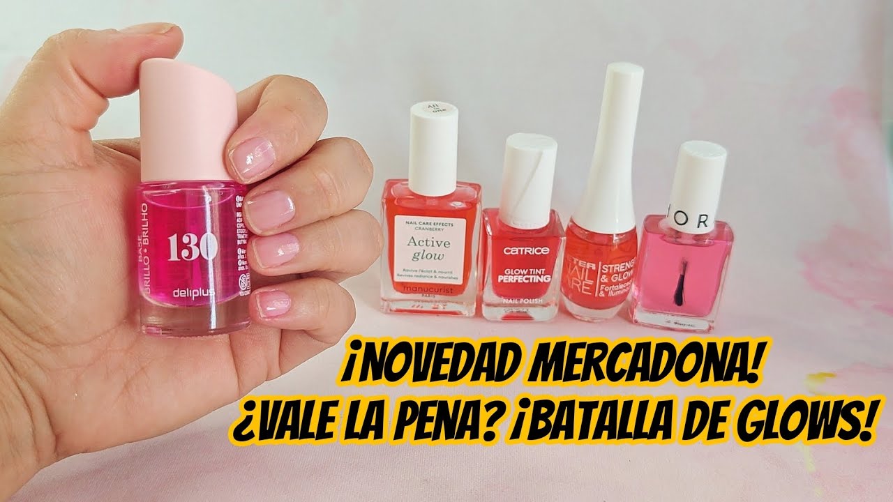 Novedad #Mercadona Esmalte Glow - Swatch y Comparación || Lulu B Nails