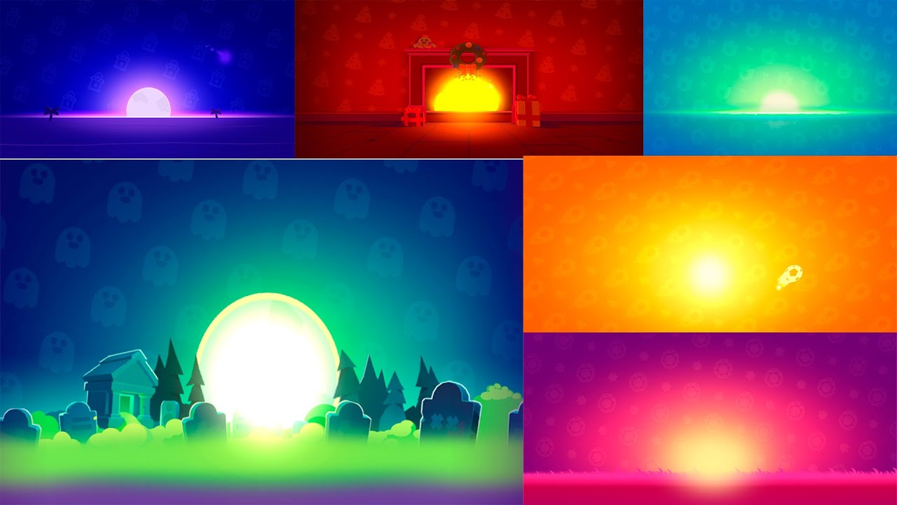 Все фоны 2023 года в Brawl Stars| All Brawl Stars Background 2023