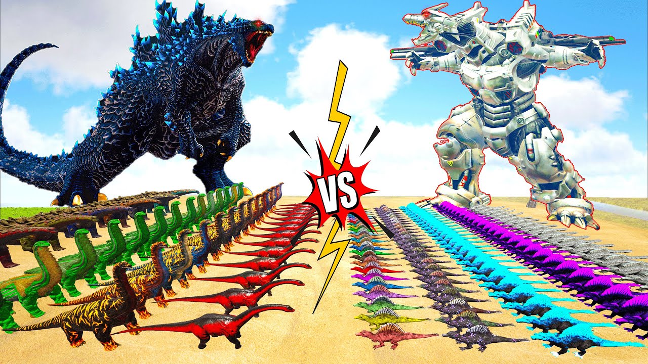 All Aligator Godzillasaurus Dinosaurs Evolution Godzilla Jurassic World Evolution 2 Mosasaurus T-rex