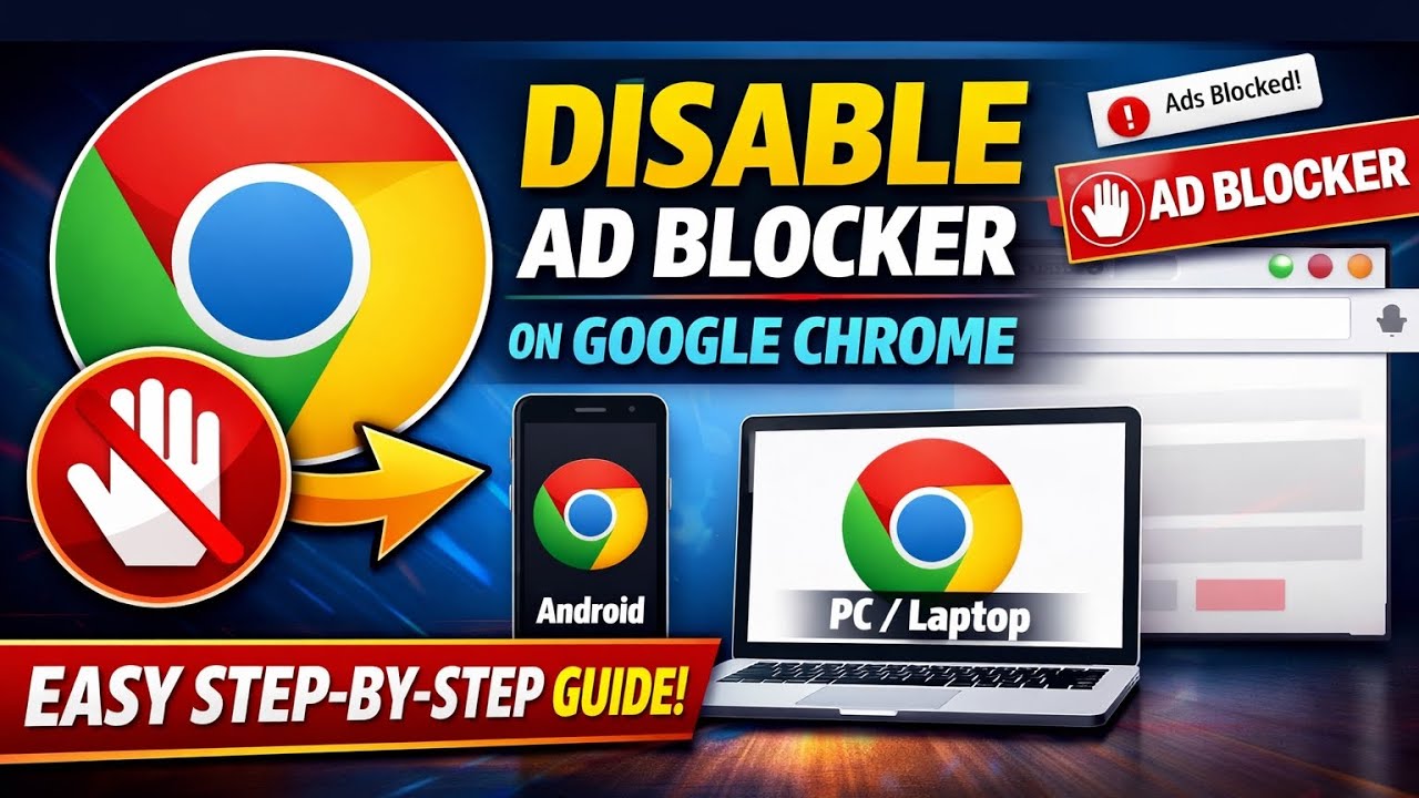 How to Disable Ad Blocker on Google Chrome (2026) | Turn Off AdBlock ...