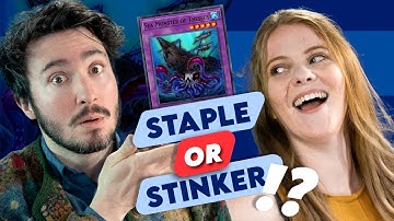 Magic Player raadt de krachtniveaus van Yu-Gi-Oh-kaarten! | Staple or Stinker ft. @CardmarketMagic