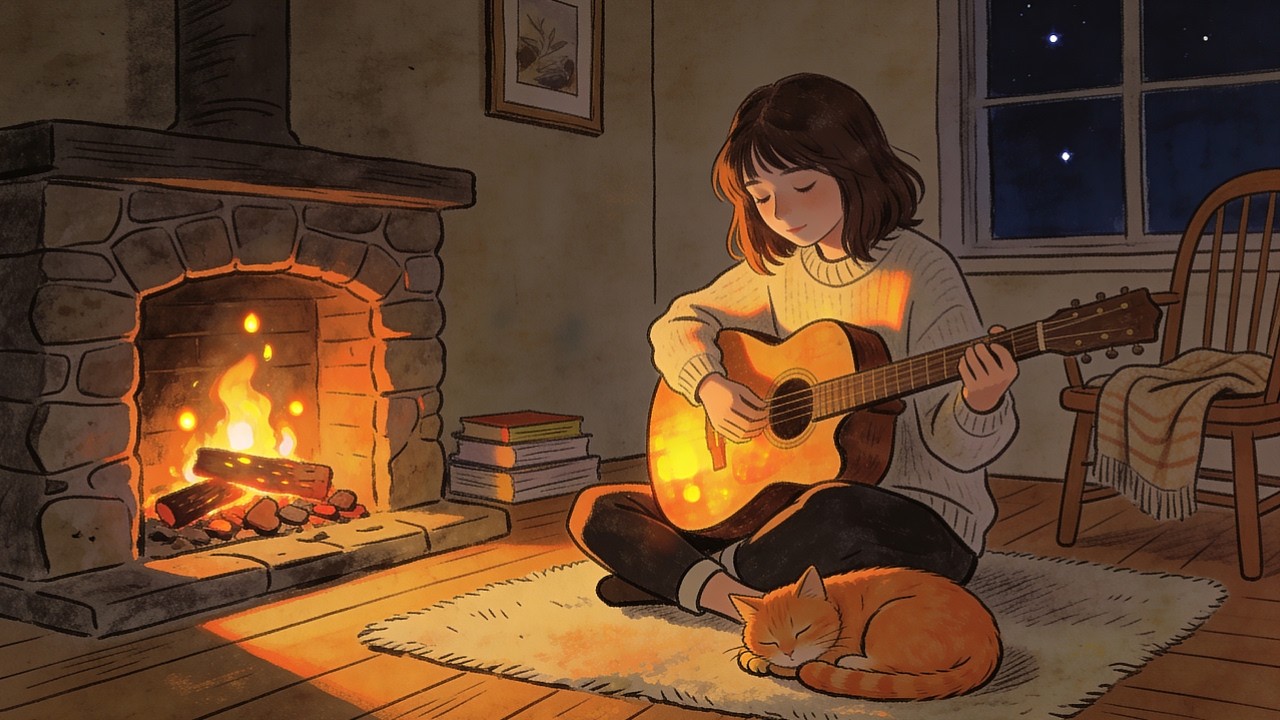 Gentle Acoustic Guitar Music to Remember When Life Was Simple [Instrumental]