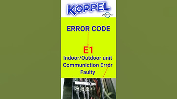 #short Kopple invelter ac error code E1 faults and solutions Urdu/Hindi