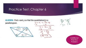 Geometry A: Chapter 6- Quadrilaterals (Test Review)
