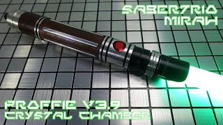 Sabertrio Mirah lightsaber (Proffie v3.9 with crystal chamber)