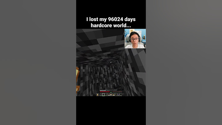 Minecraft Hardcore Moment