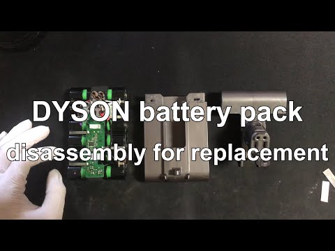 Dyson battery pack disassembly for replacement 다이슨 배터리 분해