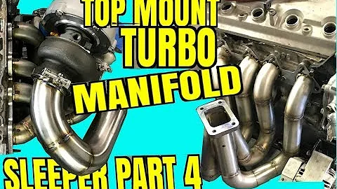 Turbo Sleeper 94 Honda Accord [Part 4] Top mount Manifold + Downpipe & dumptube.