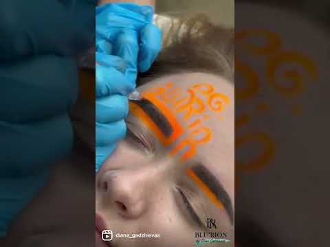 Перманентный макияж бровей в технике «Blurion» 👌🏽