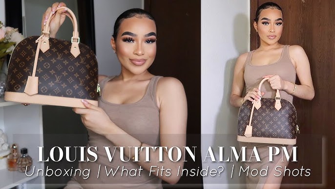 Today is a very special day because I just got my first designer bag – Louis  Vuitton Alma BB in classic monogram 🧡 what makes it so special because I  used to