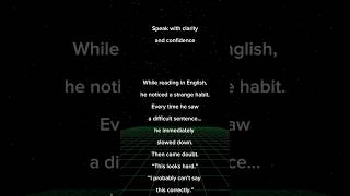 Improve Your Spoken English by Reading Simple Sentences on Screen 📖
