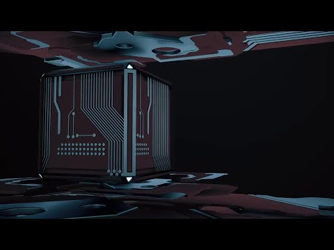Color Tech Cube Loop Motion Graphics