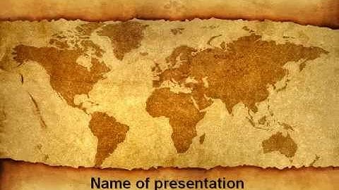 Old World PowerPoint Template by PoweredTemplate.com