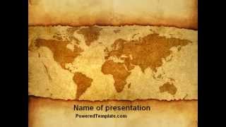 Old World PowerPoint Template by PoweredTemplate.com