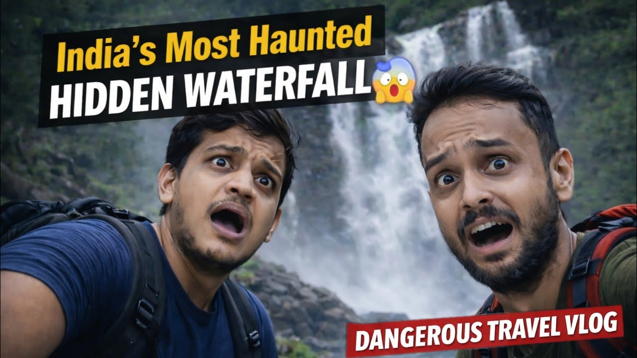 India’s Most Haunted Hidden Waterfall 😱 | Dangerous Travel Vlog 