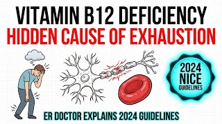 Vitamin B12 Deficiency: The Hidden Cause of Exhaustion | ER Doctor Explains 2024 NICE Guidelines Tutorial