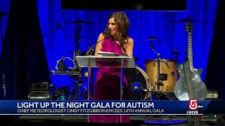 Cindy Fitzgibbon emcees Light up the Night Gala for Autism