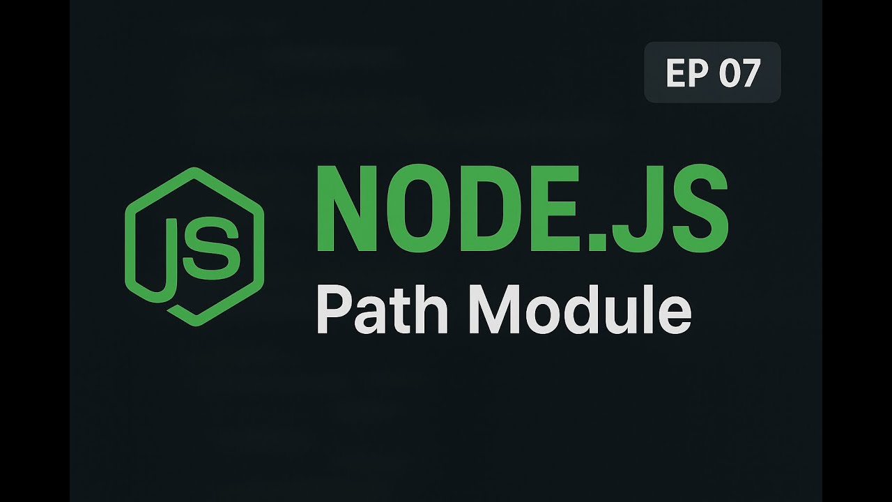 Node JS Path Module Explained | basename, dirname, extname & More - YouTube