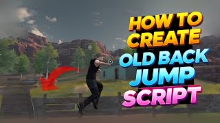 How To Create Back Jump Script Back Jump Script Kaise Banaen Free Fire Craftland