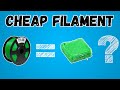 CHEAP 3D Printing Filament: The honest TRUTH