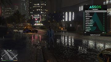 NOVO  MOD MENU ASSOS GTA V PC 2023