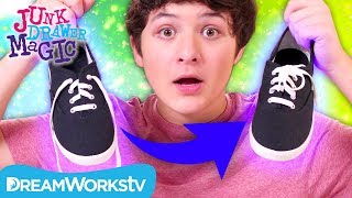 Magic Self-Tying Shoe Laces | JUNK DRAWER MAGIC