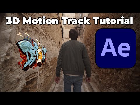 How to Attach Objects to Walls in Adobe After Effects | 3D Motion Track Tutorial