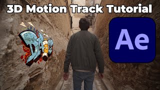 How to Attach Objects to Walls in Adobe After Effects | 3D Motion Track Tutorial