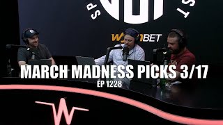 March Madness Predictions 3/17/22 Part 1 - March Madness Picks 2022 - Free CBB Picks Today - NCAAB screenshot 1
