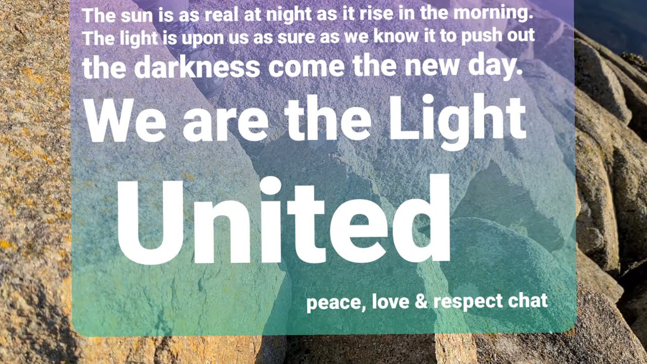 You and I are the light we seek