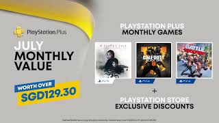 PS Plus Monthly Free Games - July Value