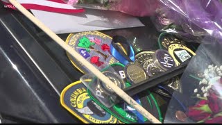 Community reacts and pays tribute to fallen Cayce Police Department, Officer Drew Barr