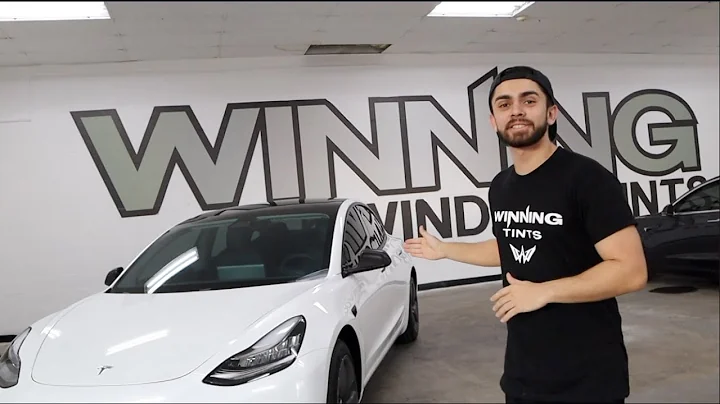 Chrome Deleting and Tinting a Tesla model 3