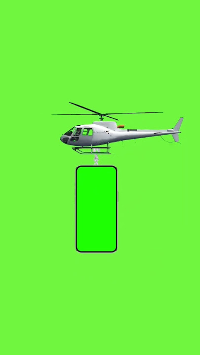 green screen helicopter  mobile frame photo editing Karen