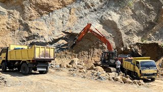Excavator and Dump Truck Working Together | Soil Loading Operation