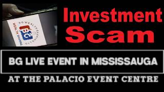 BG Wealth Sharing Investment Scam Circulating in Brampton and Mississauga Ontario
