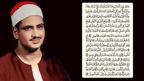 محمد صديق المنشاوي - سورة فاطر - تجويد