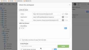 Cloud9 - How to set up a shared workspace
