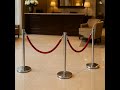 Rope Barriers - Sets of 3 Posts + 2 Red Ropes