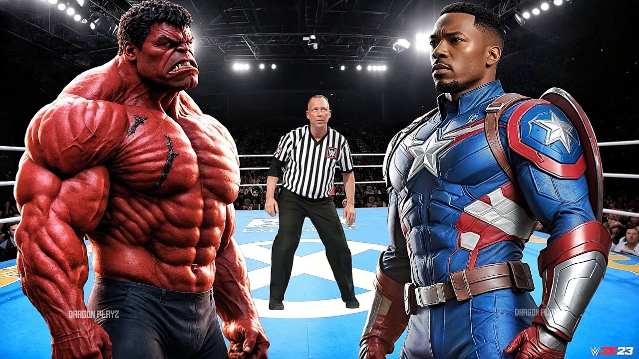RED HULK VS SAM WILSON - EPIC BATTLE - YouTube