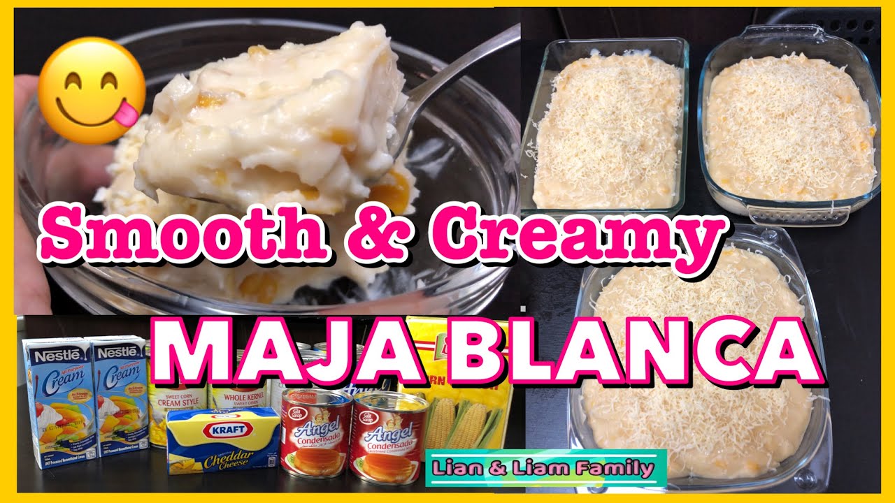 SMOOTH & CREAMY MAJA BLANCA | Panlasang Pinoy Snack or Dessert | Maja Blanca Recipe | Cooking Vlog