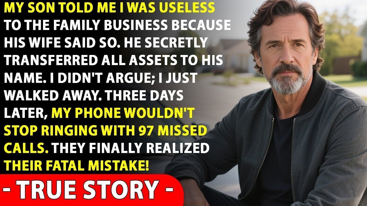 MY SON KICKED ME OUT FOR HIS WIFE… THREE DAYS LATER, I SAW 97 MISSED CALLS... TRUE STORY