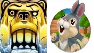 Endless Run Snow Temple Oz vs Bunny Run screenshot 4