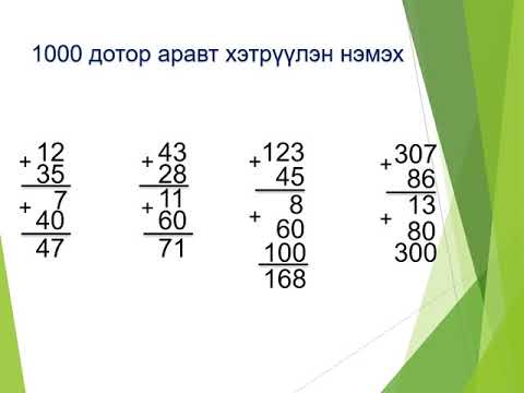 Видео: Бага сургуулийн математик