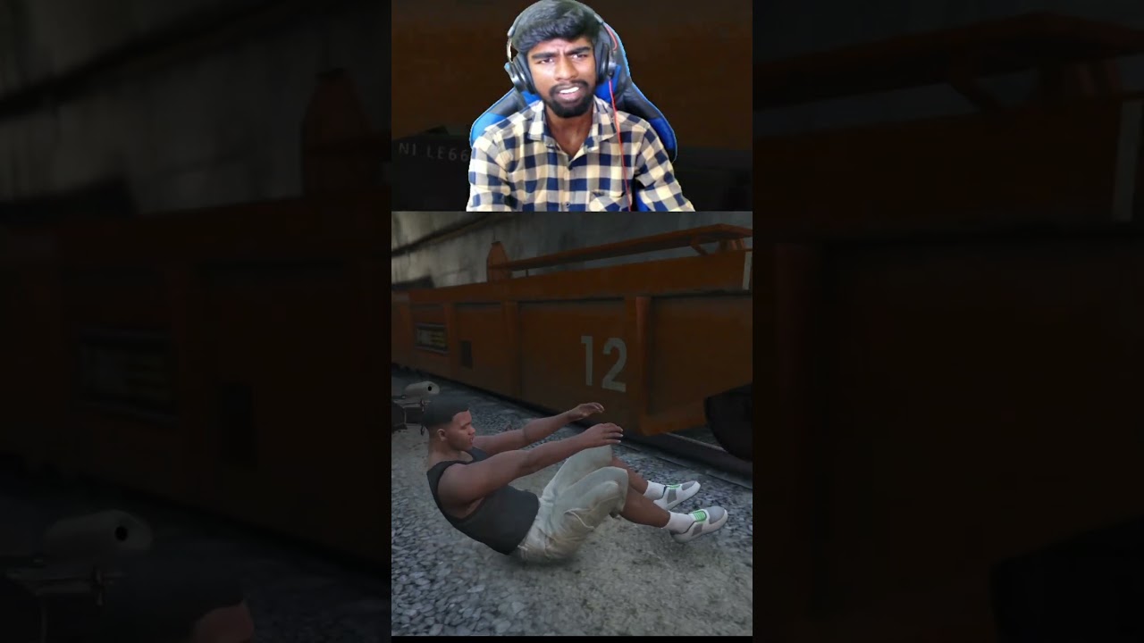 Rocket Laugher vs Train Gta 5 TAmil
