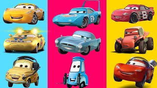 Looking For Disney Cars 3 Lightning McQueen, Luigi, Brick Yardley, Hudson Hornet, Snot Rod, Mater