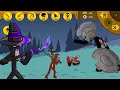 Kai rider and Savage Magikill vs Boss Stone Giant | Stick War Legacy