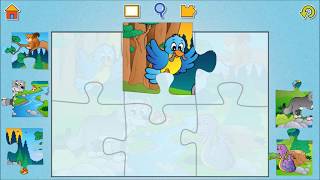 Puzzle games for kids - Wolf (rompecabezas para niños - Lobo) screenshot 2