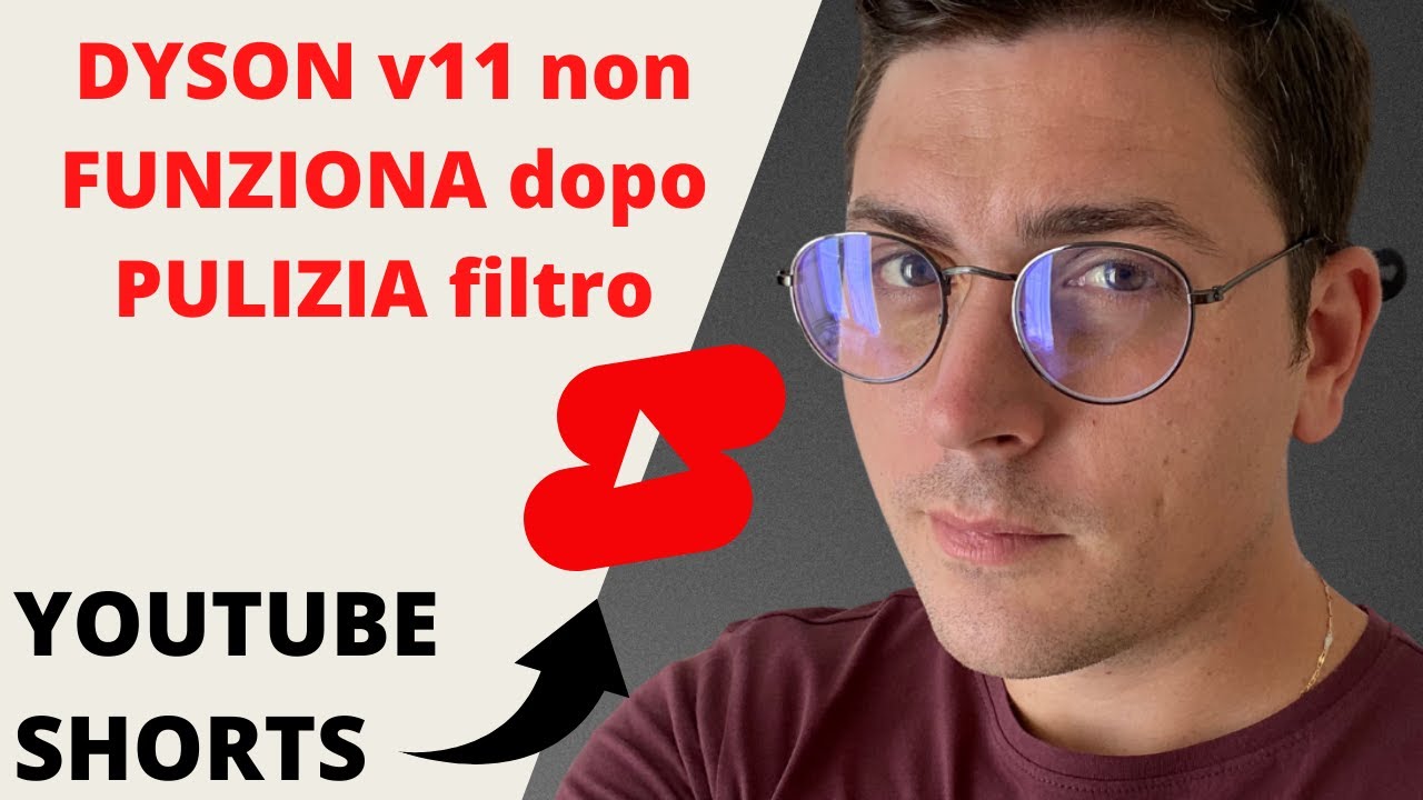 DYSON v11 non FUNZIONA dopo PULIZIA filtro #shorts - YouTube